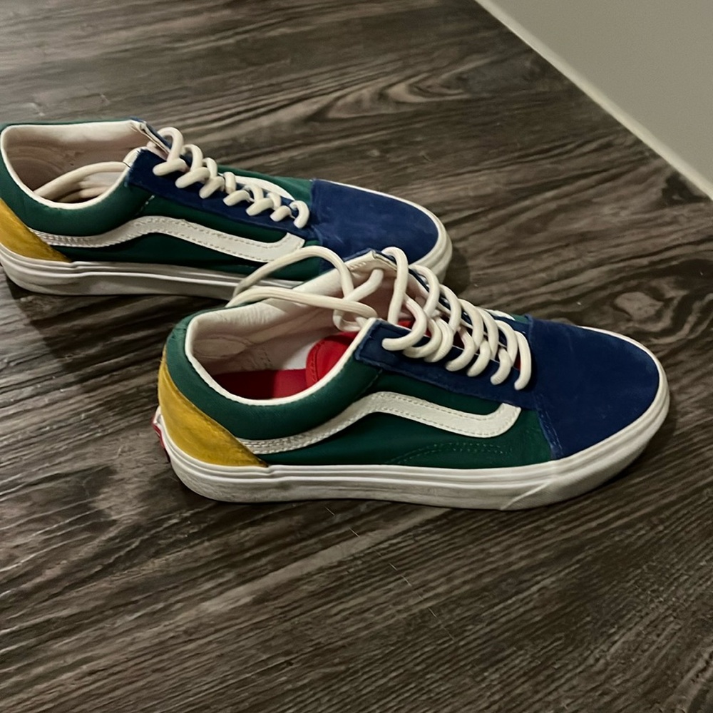 multi colored vans